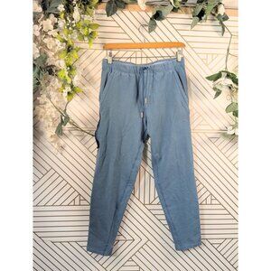 Mark Weldon Men's Navy Blue Stretch Waist Jogger Tech Travel Pants Small